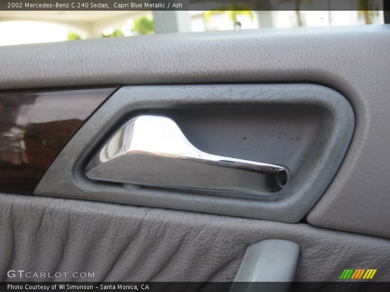 Capri Blue Metallic / Ash 2002 Mercedes-Benz C 240 Sedan