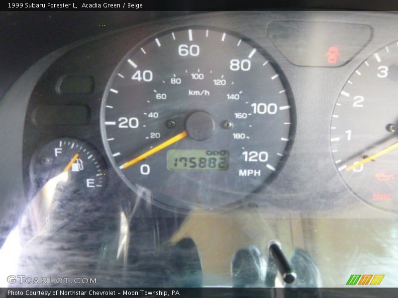 Acadia Green / Beige 1999 Subaru Forester L