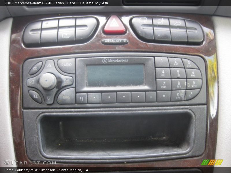 Capri Blue Metallic / Ash 2002 Mercedes-Benz C 240 Sedan