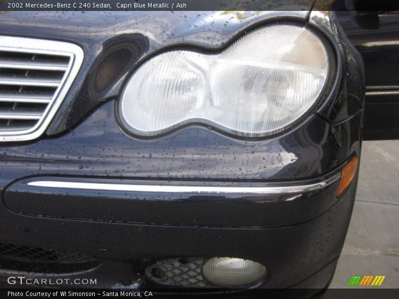 Capri Blue Metallic / Ash 2002 Mercedes-Benz C 240 Sedan