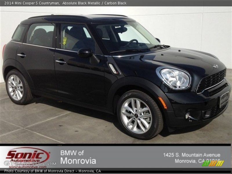 Absolute Black Metallic / Carbon Black 2014 Mini Cooper S Countryman