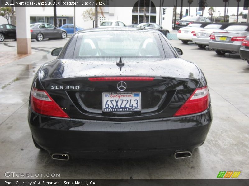 Black / Black 2012 Mercedes-Benz SLK 350 Roadster