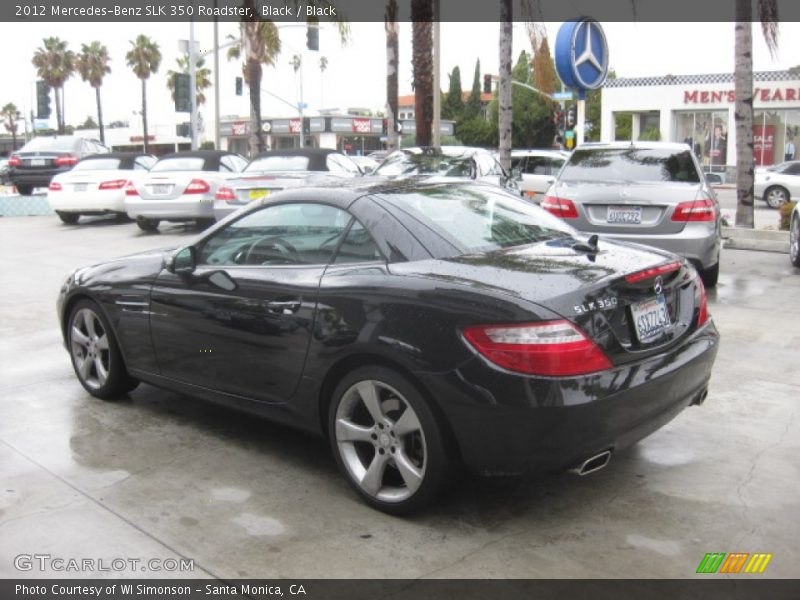 Black / Black 2012 Mercedes-Benz SLK 350 Roadster