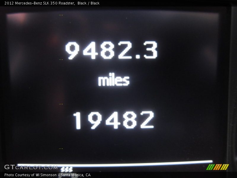 Black / Black 2012 Mercedes-Benz SLK 350 Roadster