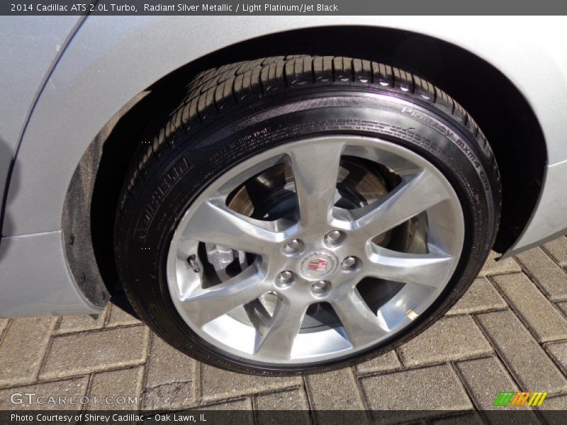 Radiant Silver Metallic / Light Platinum/Jet Black 2014 Cadillac ATS 2.0L Turbo