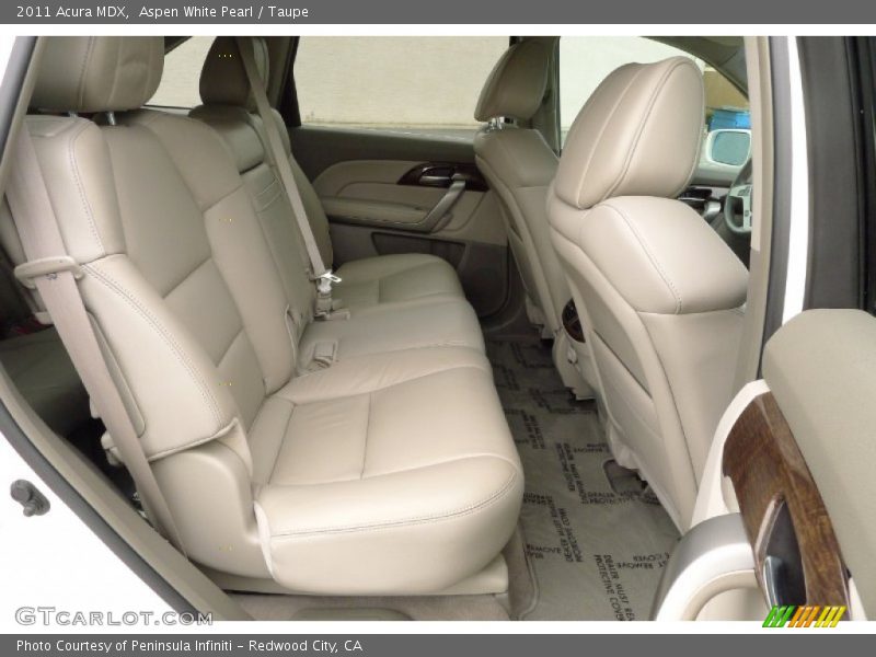 Aspen White Pearl / Taupe 2011 Acura MDX