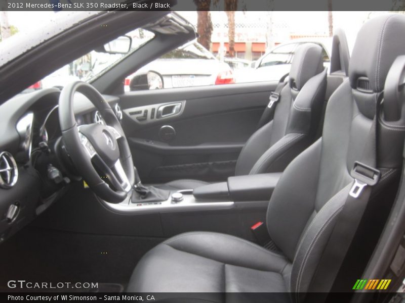 Black / Black 2012 Mercedes-Benz SLK 350 Roadster