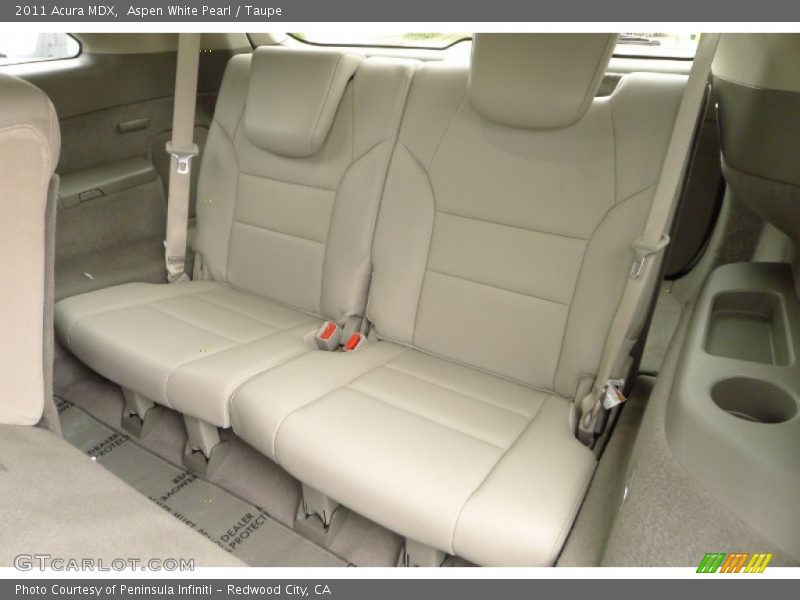 Aspen White Pearl / Taupe 2011 Acura MDX