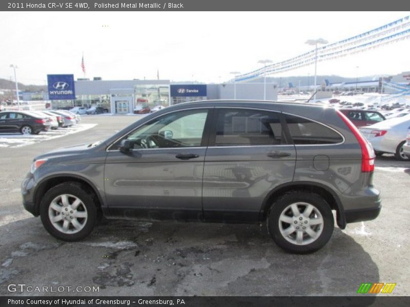 Polished Metal Metallic / Black 2011 Honda CR-V SE 4WD
