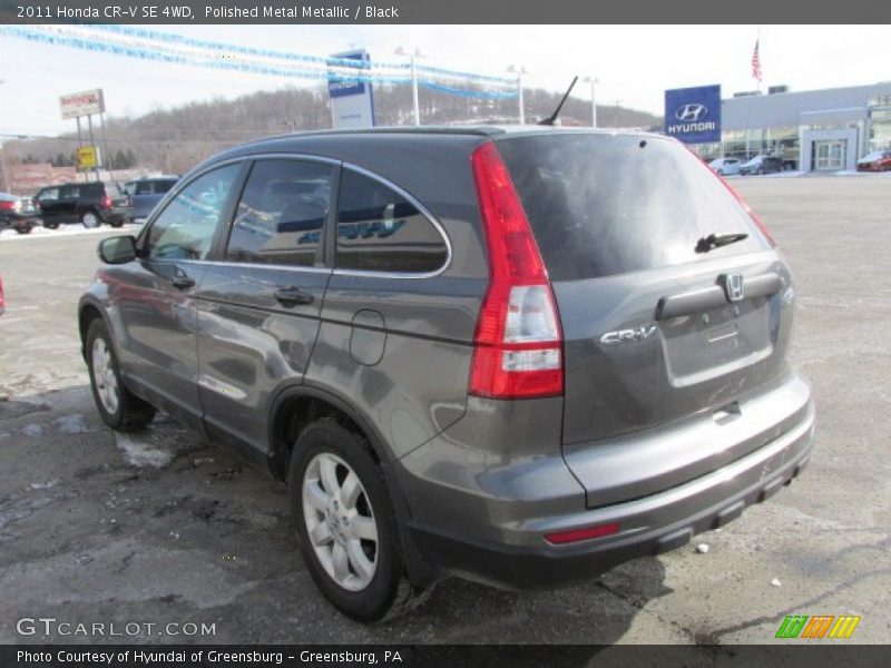 Polished Metal Metallic / Black 2011 Honda CR-V SE 4WD