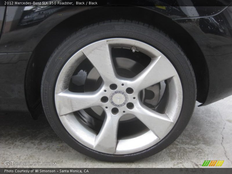 Black / Black 2012 Mercedes-Benz SLK 350 Roadster