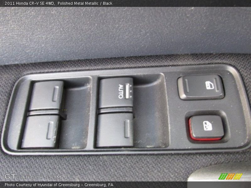 Polished Metal Metallic / Black 2011 Honda CR-V SE 4WD