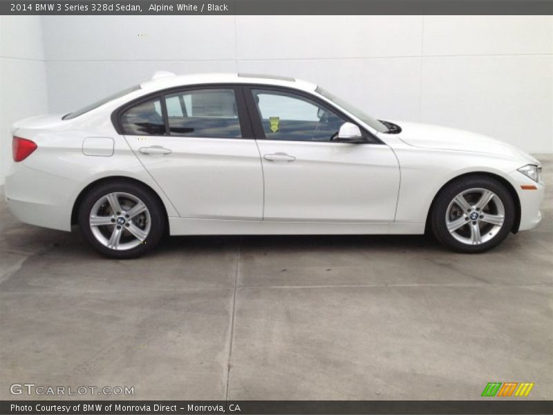 Alpine White / Black 2014 BMW 3 Series 328d Sedan