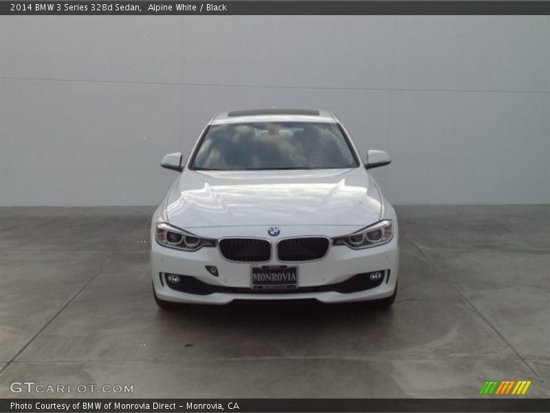 Alpine White / Black 2014 BMW 3 Series 328d Sedan
