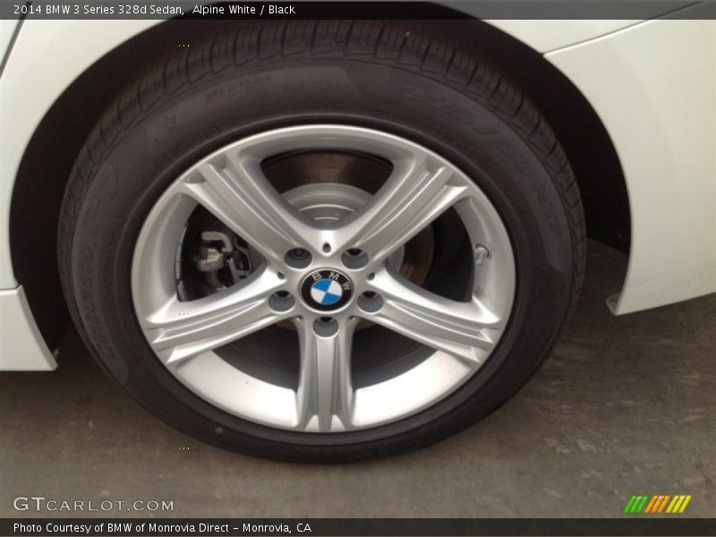 Alpine White / Black 2014 BMW 3 Series 328d Sedan