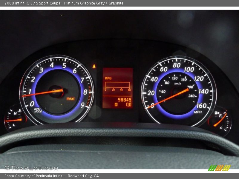 Platinum Graphite Gray / Graphite 2008 Infiniti G 37 S Sport Coupe