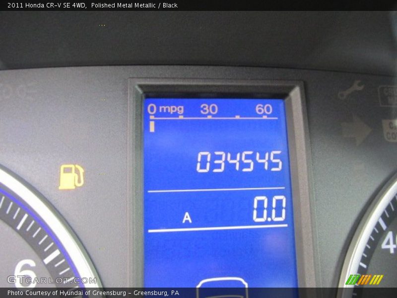Polished Metal Metallic / Black 2011 Honda CR-V SE 4WD