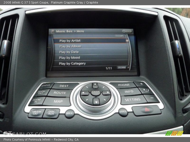 Platinum Graphite Gray / Graphite 2008 Infiniti G 37 S Sport Coupe