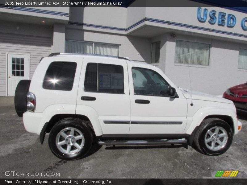 Stone White / Medium Slate Gray 2005 Jeep Liberty Limited 4x4