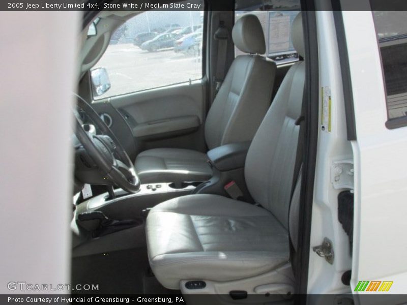 Stone White / Medium Slate Gray 2005 Jeep Liberty Limited 4x4