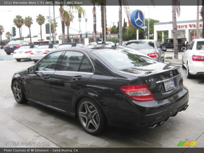 Black / AMG Black 2011 Mercedes-Benz C 63 AMG