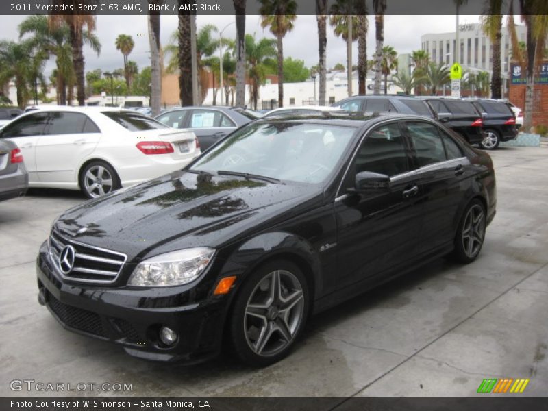Black / AMG Black 2011 Mercedes-Benz C 63 AMG