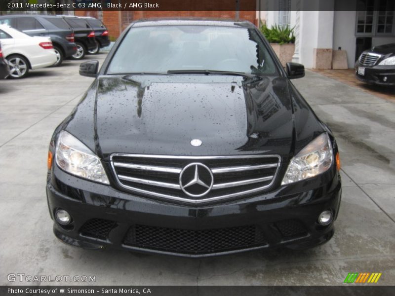 Black / AMG Black 2011 Mercedes-Benz C 63 AMG