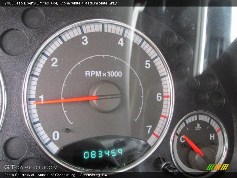 Stone White / Medium Slate Gray 2005 Jeep Liberty Limited 4x4