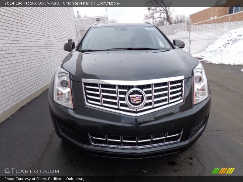 Graphite Metallic / Ebony/Ebony 2014 Cadillac SRX Luxury AWD