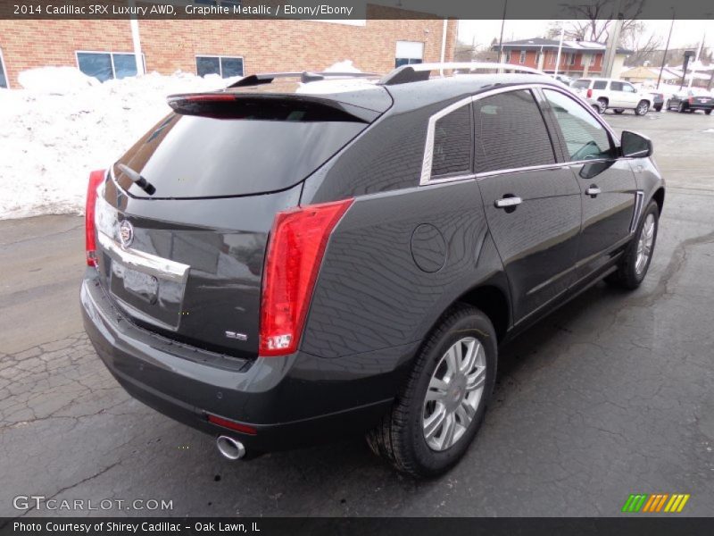 Graphite Metallic / Ebony/Ebony 2014 Cadillac SRX Luxury AWD