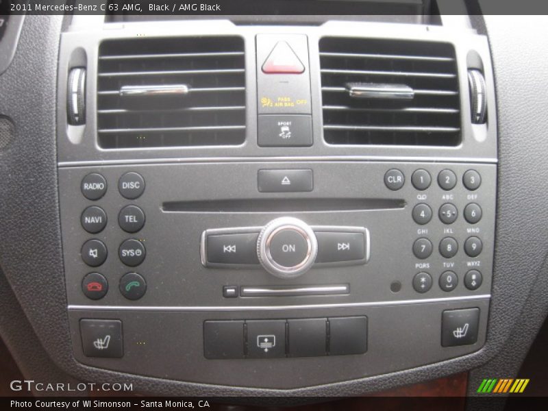 Controls of 2011 C 63 AMG