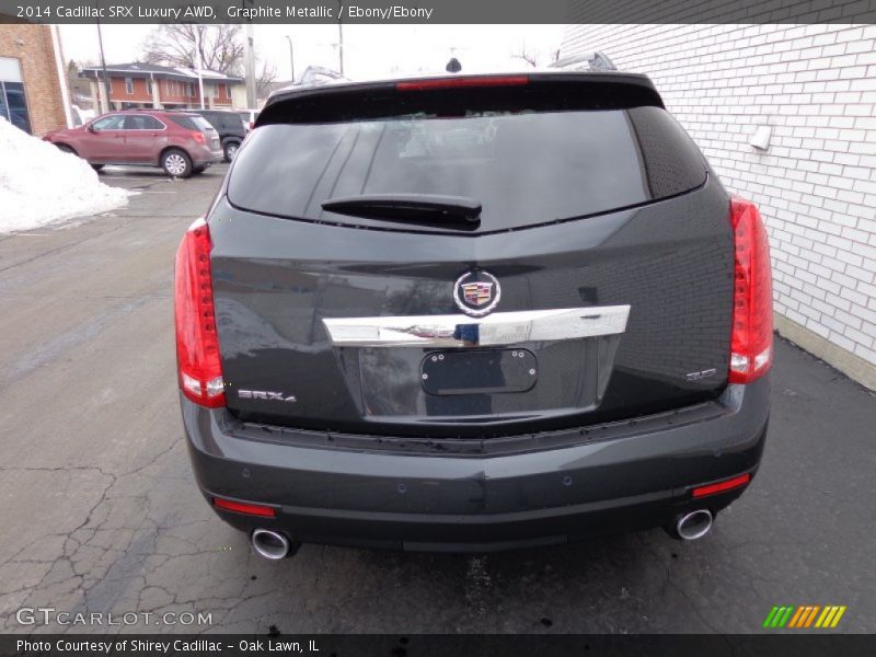 Graphite Metallic / Ebony/Ebony 2014 Cadillac SRX Luxury AWD