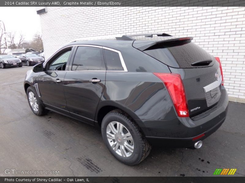 Graphite Metallic / Ebony/Ebony 2014 Cadillac SRX Luxury AWD