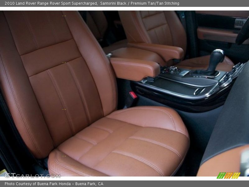 Santorini Black / Premium Tan/Tan Stitching 2010 Land Rover Range Rover Sport Supercharged