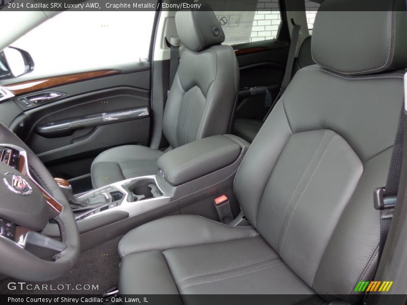Graphite Metallic / Ebony/Ebony 2014 Cadillac SRX Luxury AWD