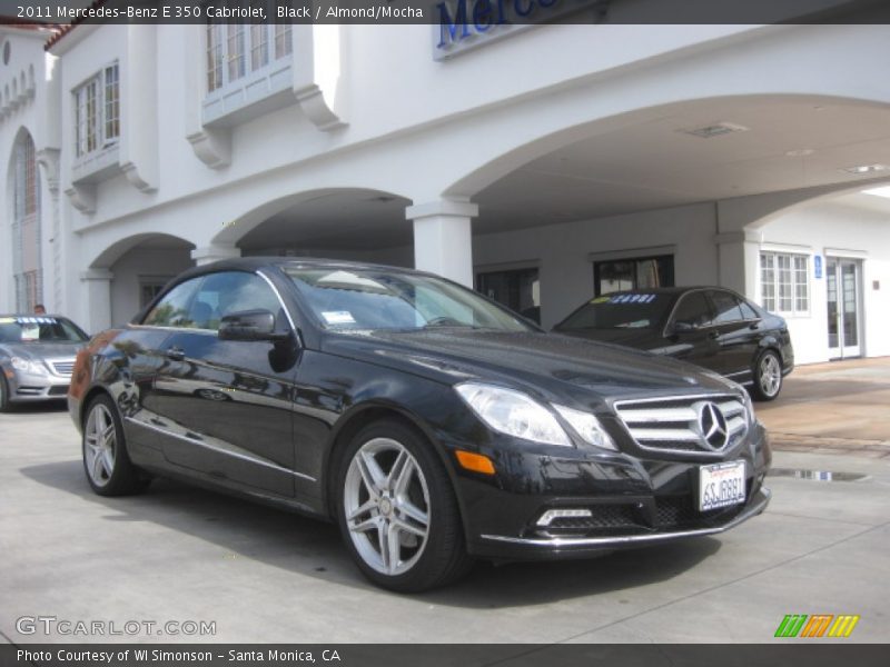 Black / Almond/Mocha 2011 Mercedes-Benz E 350 Cabriolet