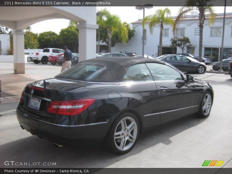 Black / Almond/Mocha 2011 Mercedes-Benz E 350 Cabriolet