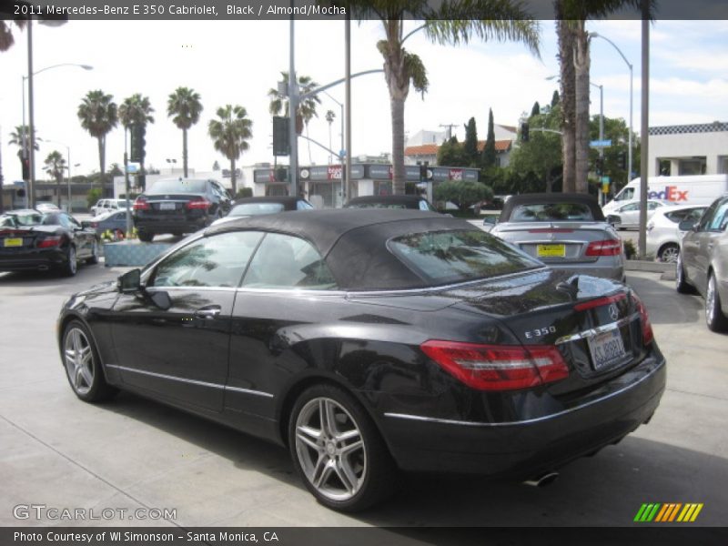 Black / Almond/Mocha 2011 Mercedes-Benz E 350 Cabriolet