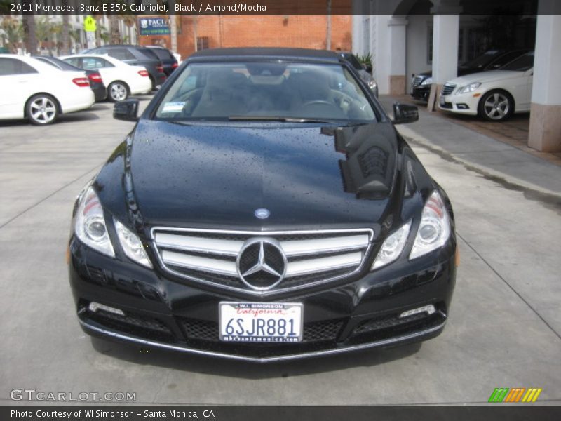 Black / Almond/Mocha 2011 Mercedes-Benz E 350 Cabriolet