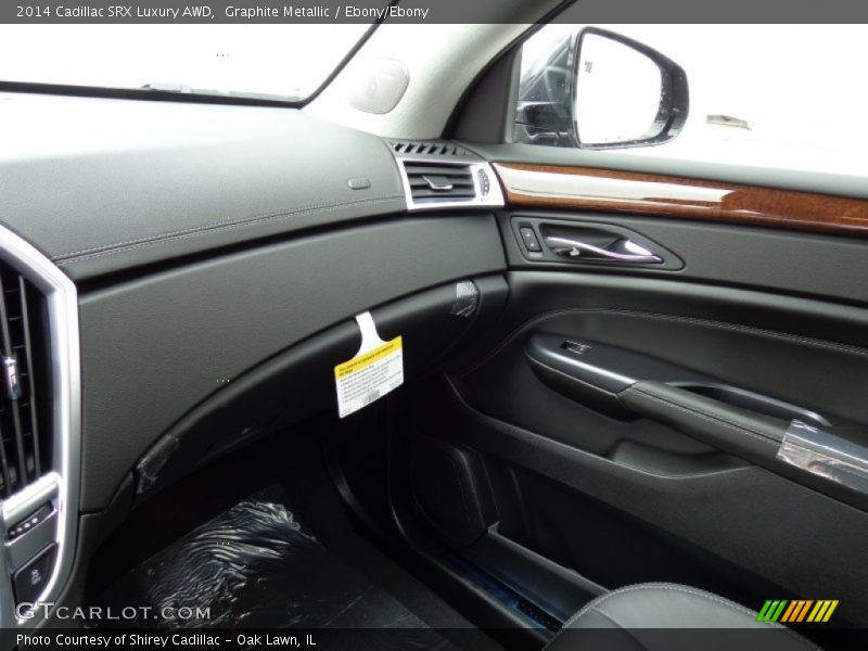 Graphite Metallic / Ebony/Ebony 2014 Cadillac SRX Luxury AWD