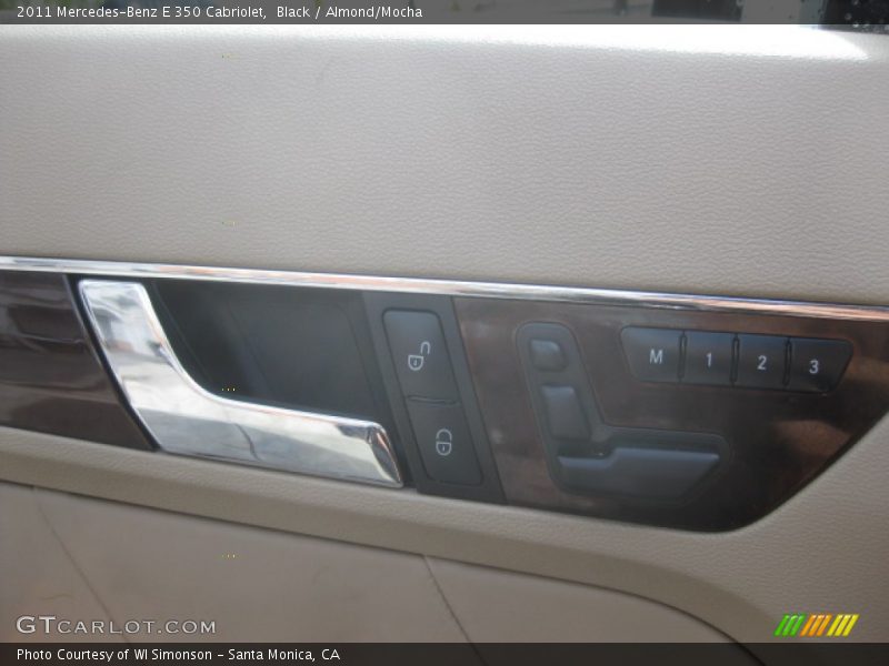 Black / Almond/Mocha 2011 Mercedes-Benz E 350 Cabriolet