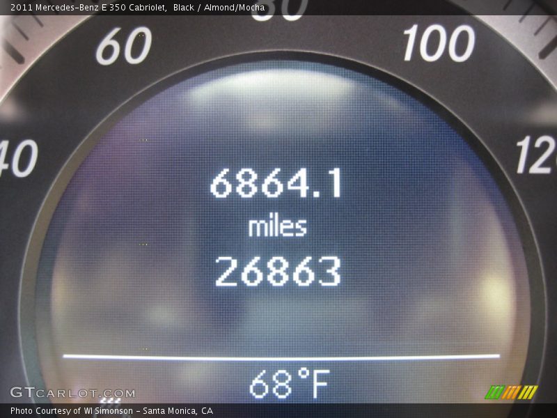 Black / Almond/Mocha 2011 Mercedes-Benz E 350 Cabriolet