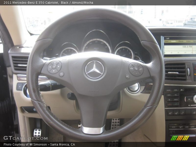 Black / Almond/Mocha 2011 Mercedes-Benz E 350 Cabriolet