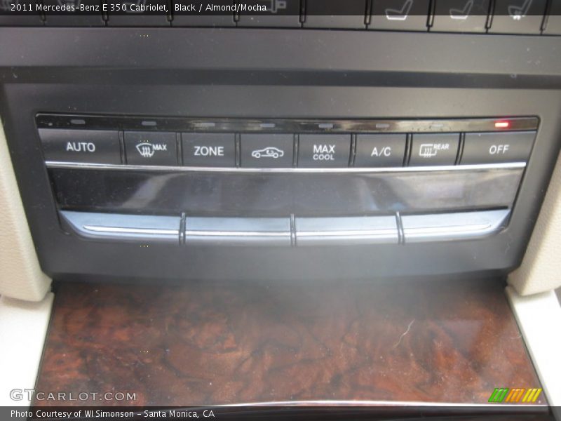Black / Almond/Mocha 2011 Mercedes-Benz E 350 Cabriolet