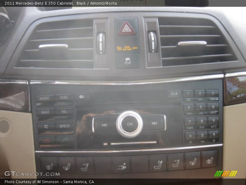 Black / Almond/Mocha 2011 Mercedes-Benz E 350 Cabriolet