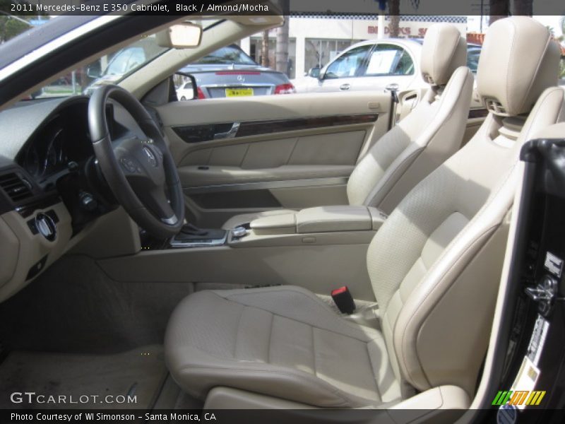 Black / Almond/Mocha 2011 Mercedes-Benz E 350 Cabriolet