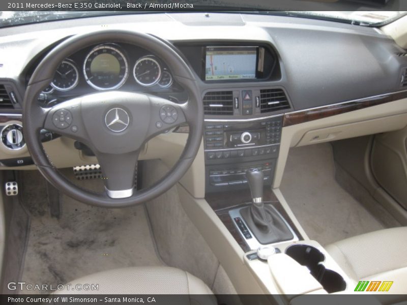 Black / Almond/Mocha 2011 Mercedes-Benz E 350 Cabriolet