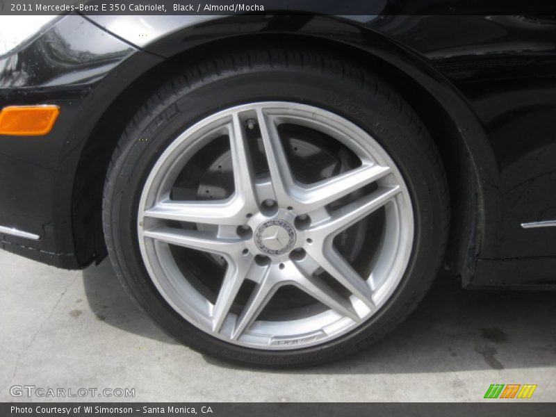 Black / Almond/Mocha 2011 Mercedes-Benz E 350 Cabriolet