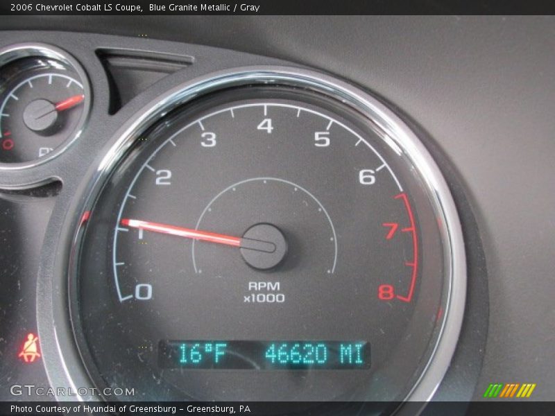 Blue Granite Metallic / Gray 2006 Chevrolet Cobalt LS Coupe