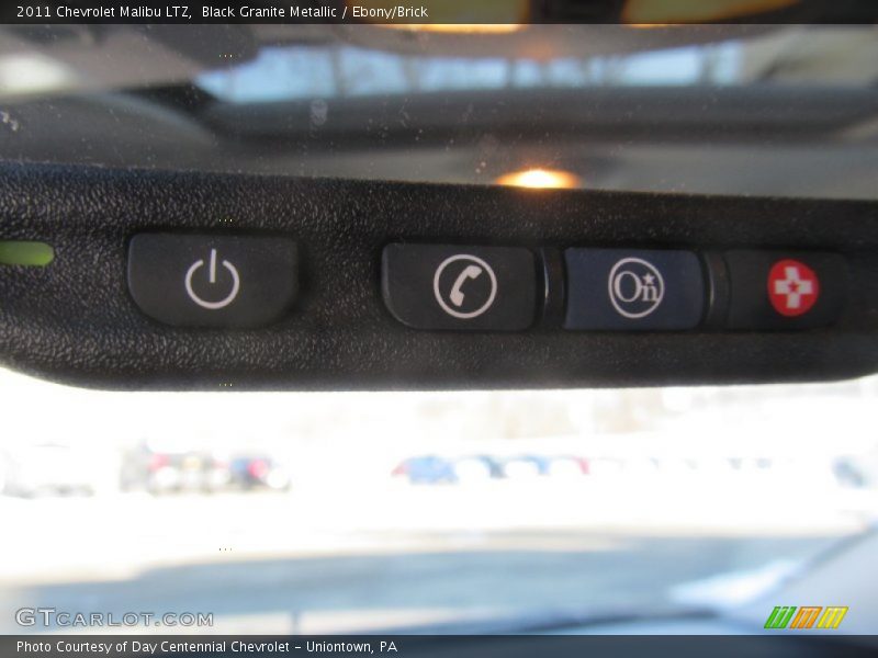 Black Granite Metallic / Ebony/Brick 2011 Chevrolet Malibu LTZ